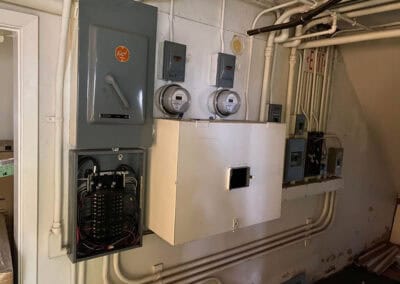 A new electrical panel system installed by Olson Electric